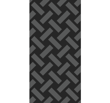 Tapete esszimmer geometrisches schwarzes quadratmuster - TenStickers