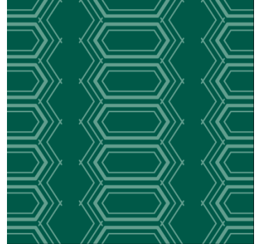 Tapete esszimmer smaragd geometrisches muster - TenStickers