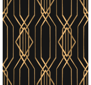 Tapete esszimmer im art deco stil - TenStickers