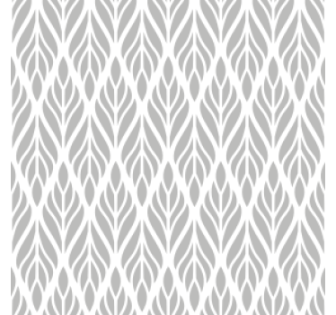 Retro tapete mit ethnischem floralen grauen muster - TenStickers