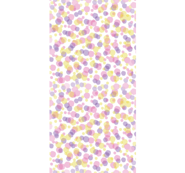 Tapete badezimmer mit pinken blasenmuster - TenStickers