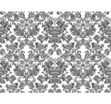 Tapete barock geheimnisvoller garten - TenStickers