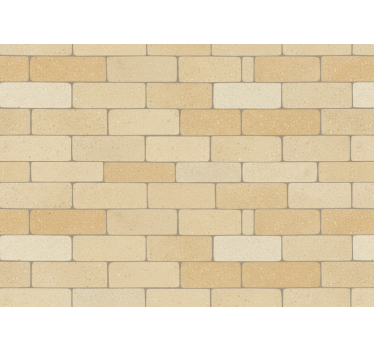 Steintapete beige gelbe ziegel (b0b93z37x8) - TenStickers
