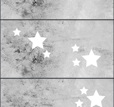 Vliestapete Beton mit Sternen - TenStickers