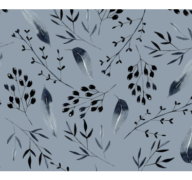 Graue Bäume Natur Wohnzimmer Tapete  - TenStickers