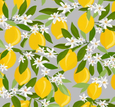 Tapete Natur Küche Zitronenbaum - TenStickers