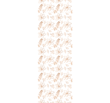 Blumentapete floraler akzent - TenStickers