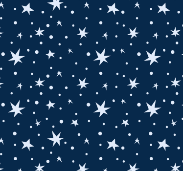 Vliestapete Sterne Sterne auf marineblau - TenStickers