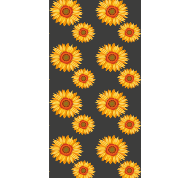 Tapete Natur Sonnenblumen-Eleganz - TenStickers