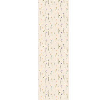 Blumentapete wildblumen-eleganz - TenStickers