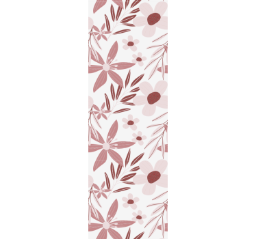 Blumentapete blumenmustermotiv - TenStickers