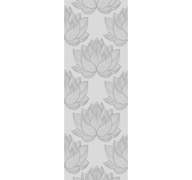 Blumentapete mit lotusblüten - TenStickers