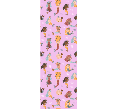 Tapete Baby meerjungfrau-illustration - TenStickers