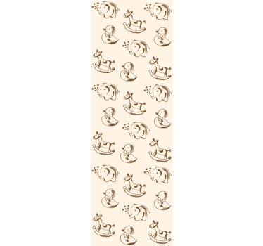 Tapete Baby verspielte tierskizzen - TenStickers