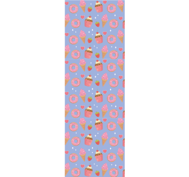 Tapete Baby süßes dessertmuster - TenStickers