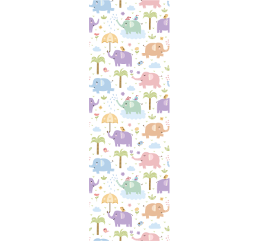 Tapete Baby elefantenspielzeit - TenStickers
