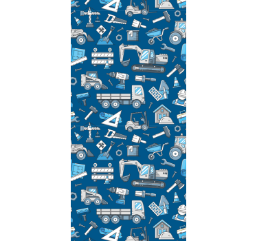 Tapete baby bauzeit für kleine entdecker - TenStickers