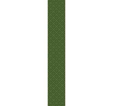 Wohnzimmer Tapete Elegant grün-goldenes Muster - TenStickers