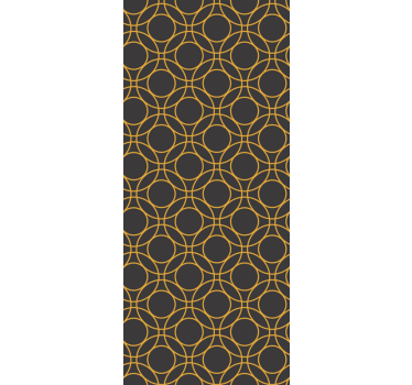 Tapete Badezimmer kreismusterdesign - TenStickers