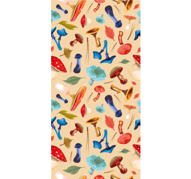 Tapete esszimmer verzaubernde botanicals - TenStickers