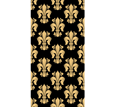 Tapete Barock elegante lilie - TenStickers