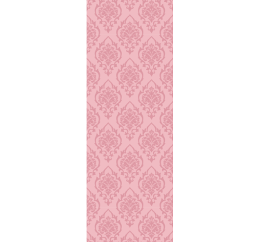 Tapete Barock rosa blumenmuster - TenStickers