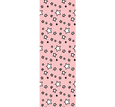 Tapete Baby rosa sterne design - TenStickers