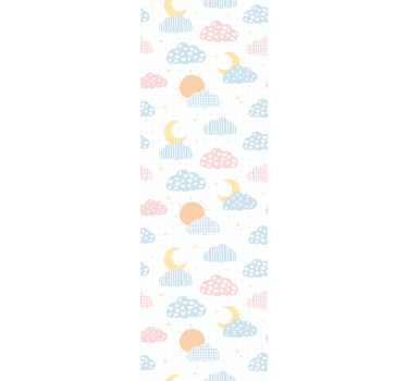 Tapete Baby thema bewölkter himmel - TenStickers