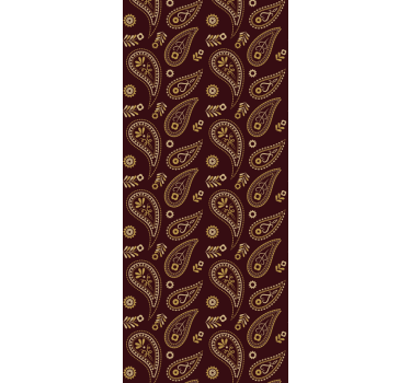 Tapete Esszimmer paisley-muster-design - TenStickers