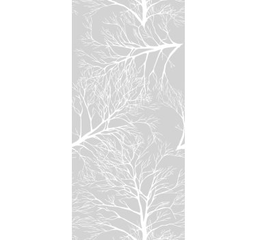 Tapete Baum graues zweigmuster - TenStickers