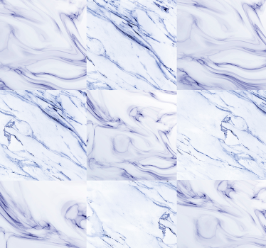 Blaue Eleganz Tapete Marmor - TenStickers