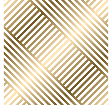 Tapeten dynamische goldene Linien für den Flur - TenStickers