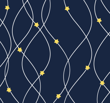 Tapete Sternenhimmel geometrisches sternendekor - TenStickers