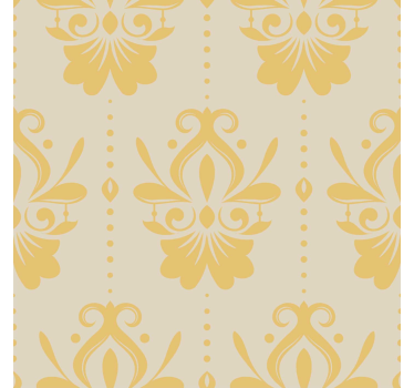 Tapete Barock cremiges gelb - TenStickers