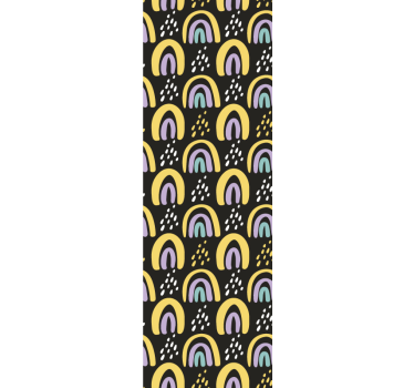 Tapete Baby buntes regenbogenmuster - TenStickers