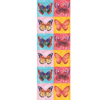 Vliestapete Schmetterling bunte Schmetterlinge - TenStickers