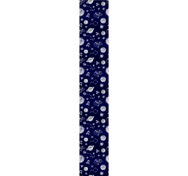 Tapete Sternenhimmel design kosmischer symbole - TenStickers