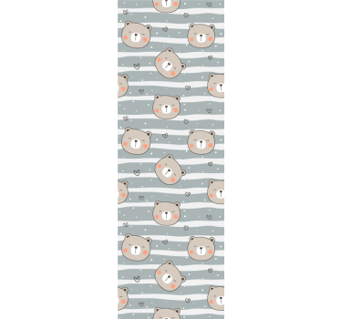 Tapete baby mit bärenmuster - TenStickers
