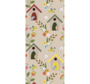 Tapete Baby vogelhaus-genuss - TenStickers
