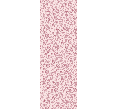 Tapete Baby rosa spielzeug und kleidung - TenStickers