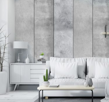 Tapete Beton strukturierte zementwand - TenStickers