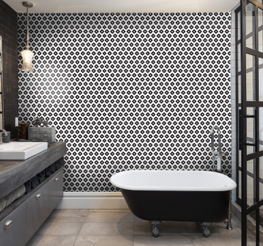 Badezimmertapete modernes Muster - TenStickers