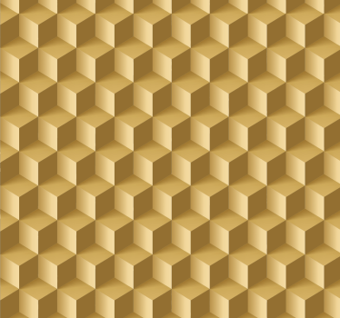 3D Tapete dekorativ beige kubisch - TenStickers