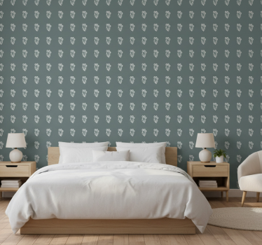 Blumentapete mit niedlichem tulpen-design - TenStickers