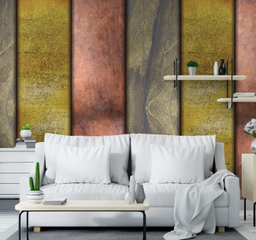 Goldmuster Esszimmer Tapete - TenStickers