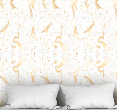 Marmor Tapete elegante goldaderung - TenStickers