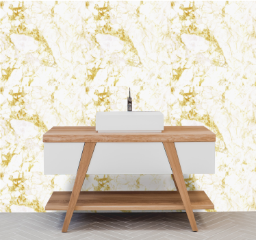 Marmor Tapete goldene Eleganz - TenStickers