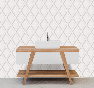 Tapete Badezimmer diamant-3d-textur - TenStickers