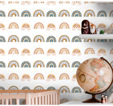 Tapete Baby regenbogen-bögen-muster - TenStickers