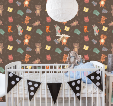 Tapete Baby tier-spielzeit-bilder - TenStickers